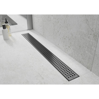 Mexen Flat 360° M08 otočný lineární odtok 70 cm, černý - 1725070-40