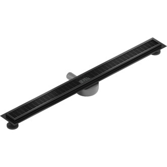 Mexen Flat 360° M33 otočný lineární odtok 80 cm, černý - 1733080-40