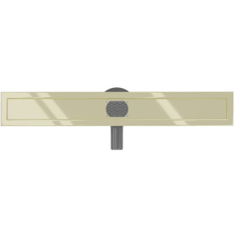 Mexen Flat 360 otočné tělo pro lineární odtok 70 cm, zlatá - 1540070