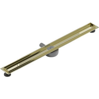 Mexen Flat 360 otočné tělo pro lineární odtok 90 cm, zlatá - 1540090