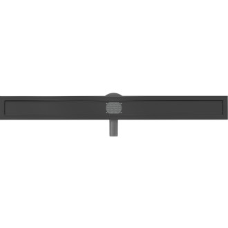 Mexen Flat 360 otočné tělo pro lineární odtok 90 cm, černá - 1740090