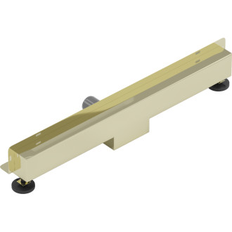 Mexen FLAT WALL 70 cm - 2v1 lineární žlab ke stěně, zlatá 1530070