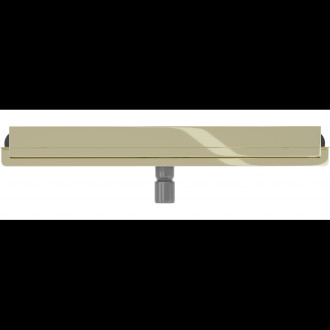 Mexen FLAT WALL 70 cm - 2v1 lineární žlab ke stěně, zlatá 1530070