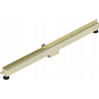 Mexen FLAT WALL 120 cm - 2v1 lineární žlab ke stěně, zlatá 1530120