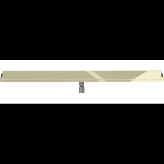 Mexen FLAT WALL 120 cm - 2v1 lineární žlab ke stěně, zlatá 1530120