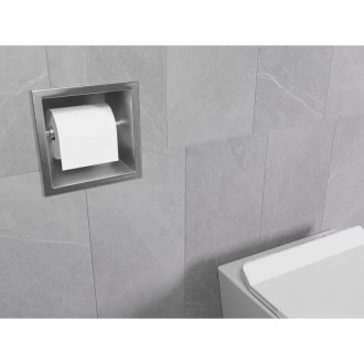 Mexen X-WALL-P Zápustný držák toaletního papíru, inox 1913