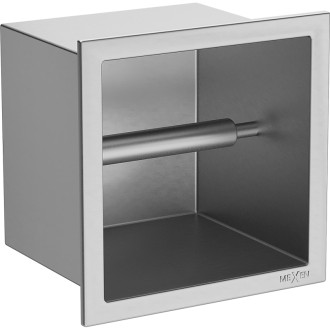Mexen X-WALL-P Zápustný držák toaletního papíru, inox 1913