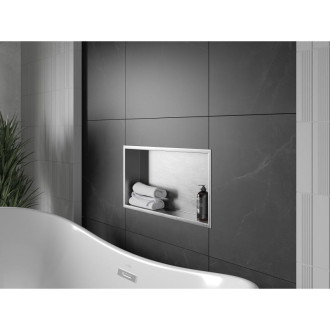 Mexen X-WALL-R Police do stěny 60x30x10, inox 1910603010