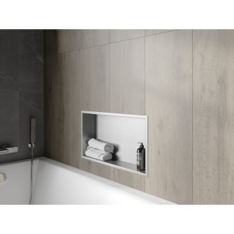 Mexen X-WALL-R Police do stěny 60x30x10, inox 1910603010
