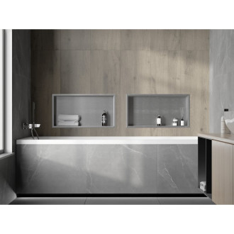 Mexen X-WALL-R Police do stěny 60x30x10, inox 1910603010