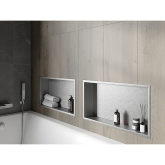 Mexen X-WALL-R Police do stěny 60x30x10, inox 1910603010