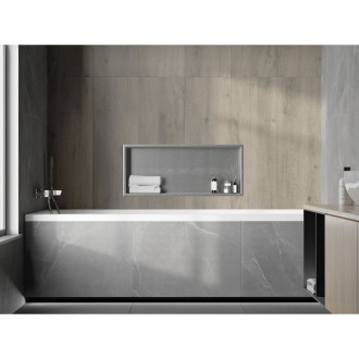 Mexen X-WALL-R Police do stěny 75x30x10, inox 1910753010