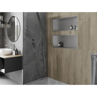 Mexen X-WALL-R Police do stěny 75x30x10, inox 1910753010
