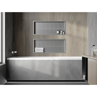 Mexen X-WALL-R Police do stěny 75x30x10, inox 1910753010