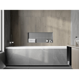 Mexen X-WALL-NR Police do stěny 75x30x10, inox 1911753010
