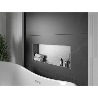 Mexen X-WALL-NR Police do stěny 90x30x10, inox 1911903010