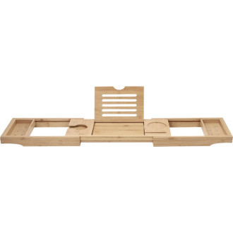 Mexen Bamboo vanová police 70-105 cm, přírodní bambus - 701170-00