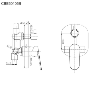 Mereo Vanový set Viana:CBE60106B, CB700C, CB110H, CB475F, CBQ60101L CB650VV1