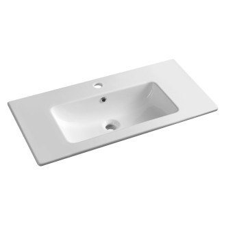 PRACTICO keramické umyvadlo nábytkové 80x40cm, bílá