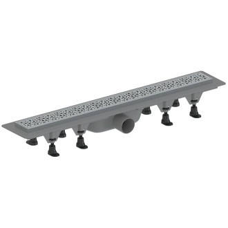 MALVI podlahový žlab s nerezovým roštem, L-810, DN50 60854