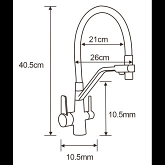 Mexen Mario 2miskový granitový dřez s kuchyňskou baterií Duo, černá - 6504-77-671701-70-B