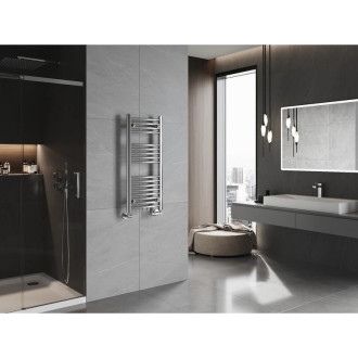 Mexen Ares koupelnový radiátor 900 x 400 mm, 246 W, chrom - W102-0900-400-00-01
