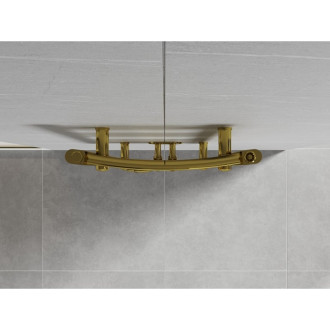 Mexen Ares koupelnový radiátor 900 x 400 mm, 246 W, zlatý - W102-0900-400-00-50