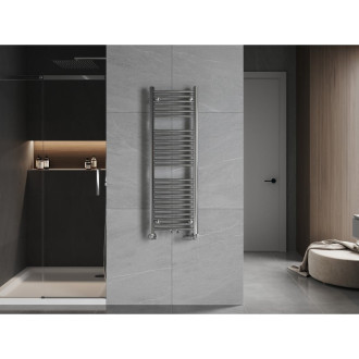 Mexen Ares koupelnový radiátor 1200 x 400 mm, 349 W, chrom - W102-1200-400-00-01