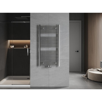 Mexen Ares koupelnový radiátor 1200 x 600 mm, 490 W, chrom - W102-1200-600-00-01
