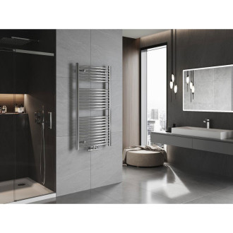 Mexen Ares koupelnový radiátor 1200 x 600 mm, 490 W, chrom - W102-1200-600-00-01