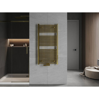 Mexen Ares koupelnový radiátor 1200 x 600 mm, 490 W, zlatý - W102-1200-600-00-50