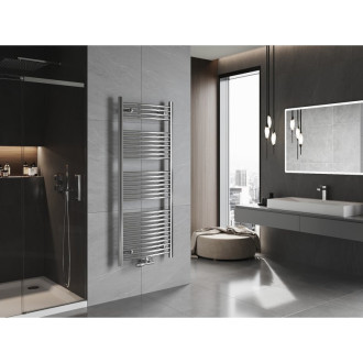 Mexen Ares koupelnový radiátor 1500 x 600 mm, 579 W, chrom - W102-1500-600-00-01