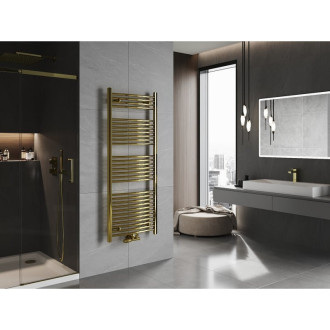 Mexen Ares koupelnový radiátor 1500 x 600 mm, 579 W, zlatý - W102-1500-600-00-50