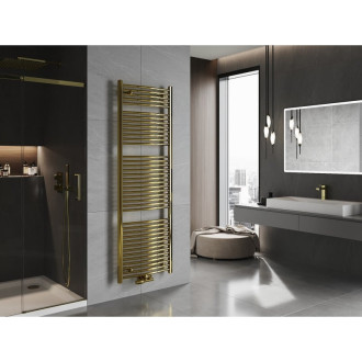 Mexen Ares koupelnový radiátor 1800 x 600 mm, 756 W, zlatý - W102-1800-600-00-50