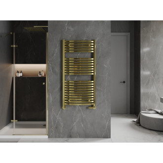 Mexen Helios koupelnový radiátor 1200 x 600 mm, 524 W, zlatý - W103-1200-600-00-50
