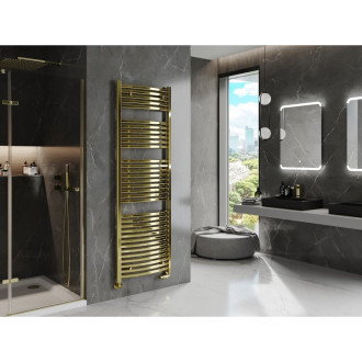 Mexen Helios koupelnový radiátor 1800 x 600 mm, 786 W, zlatý - W103-1800-600-00-50