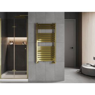 Mexen Uran koupelnový radiátor 1200 x 600 mm, 485 W, zlatý - W105-1200-600-00-50