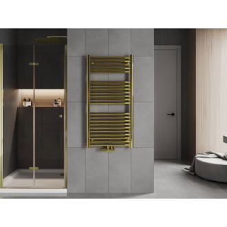 Mexen Hades koupelnový radiátor 1200 x 600 mm, 520 W, zlatý - W104-1200-600-00-50