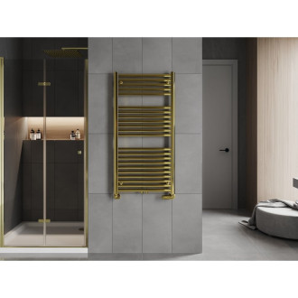 Mexen Hades koupelnový radiátor 1200 x 600 mm, 520 W, zlatý - W104-1200-600-00-50