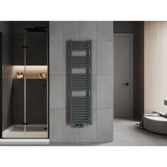 Mexen Hades koupelnový radiátor 1500 x 400 mm, 574 W, antracit - W104-1500-400-00-66