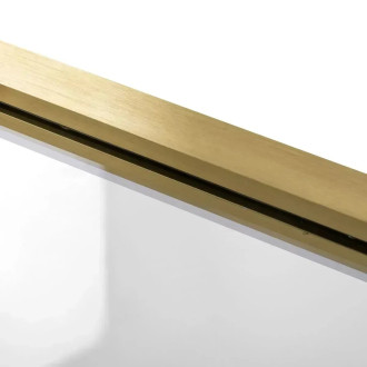 Sprchový kout Rea Atlas 120x80 Brush Gold