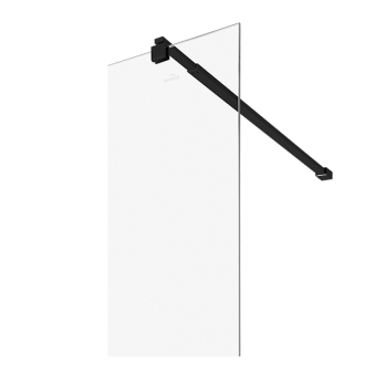 Invena WALK-IN AK-32-114-O Sprchová stěna 110x200, černá-čiré
