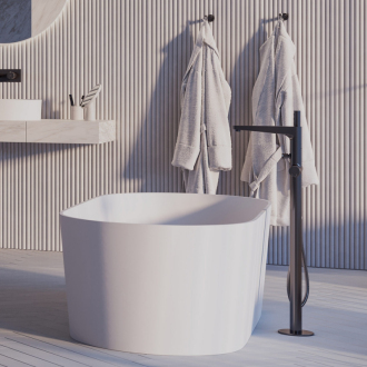 Omnires CONTOUR CT8033AT Stojící vanová baterie, antracit