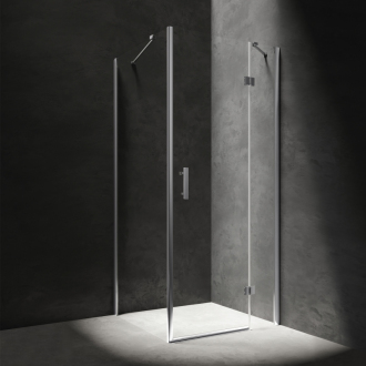 Omnires MANHATTAN MH1180CRTR Sprchový kout obdelník 110x80, chrom