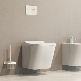 Omnires FONTANA FONTANAMWBP Závěsný klozet rimless se sedátkem, bílá