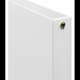 Ocelové otopné těleso Mexen Flat CVF22 400x400, spod. přip., 455 W, bílá W622F-040-040-00
