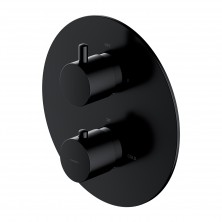 Omnires Y Y1236ROBL Podomítková termost. vanová/sprchová baterie bez podomít tělesa, černá