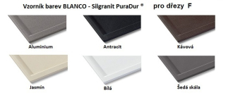 Blanco AXIA III XL 6 S-F InFino Silgranit aluminium skleněná kráj.deska oboustr.provedení