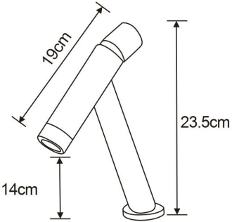 Mexen Astro Umyvadlová baterie, zlatá 746900-50