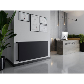 Mexen CHF20  Plochý radiátor 600x1200, boční připojení, 1204 W, antracit W420HF-060-120-66